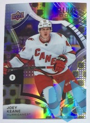 2021-22 Upper Deck Allure Joey Keane RC #112 NHL Shield 2005 Carolina Hurricanes